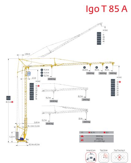 Grue gma - potain igo t 85 - 6t_1