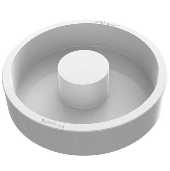Moule en silicone blanc platinium avec trou central - Résistance thermique -60 à +230°C - SILIKOMART_1