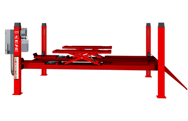 Pont élévateur 4 colonnes 5T avec ciseaux intégré 4T_1