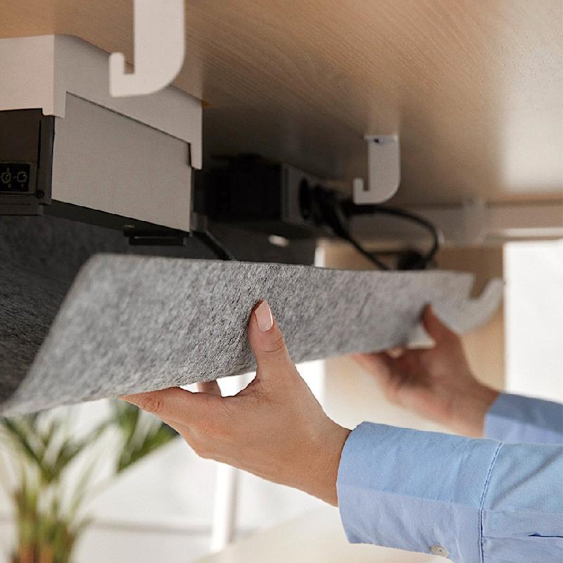 Table haute multimédia mobile ESMOU - Mobel Linea - 160, Alu, Chêne veiné_1