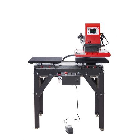 Tpd7 Premium - Presse à chaud textile double plateau 40cm x 50cm - Secabo avec lasers de positionnement intégrés_1