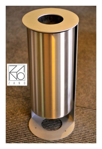 03.054.Sc - Poubelle Orbis Zano - 65L - Inox brossé - Design moderne et urbain_1