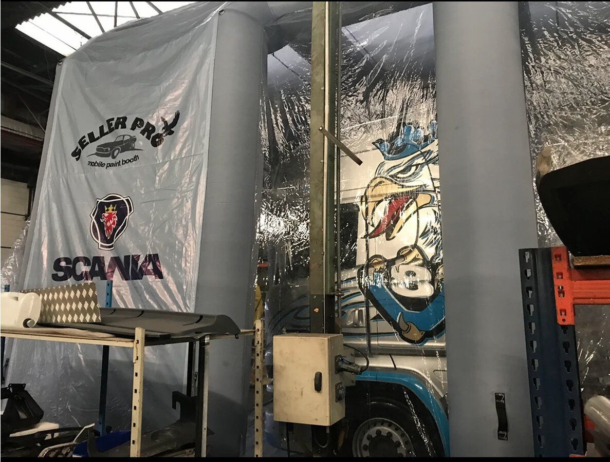 Cabine de peinture gonflable oxford pl sellerpro_1