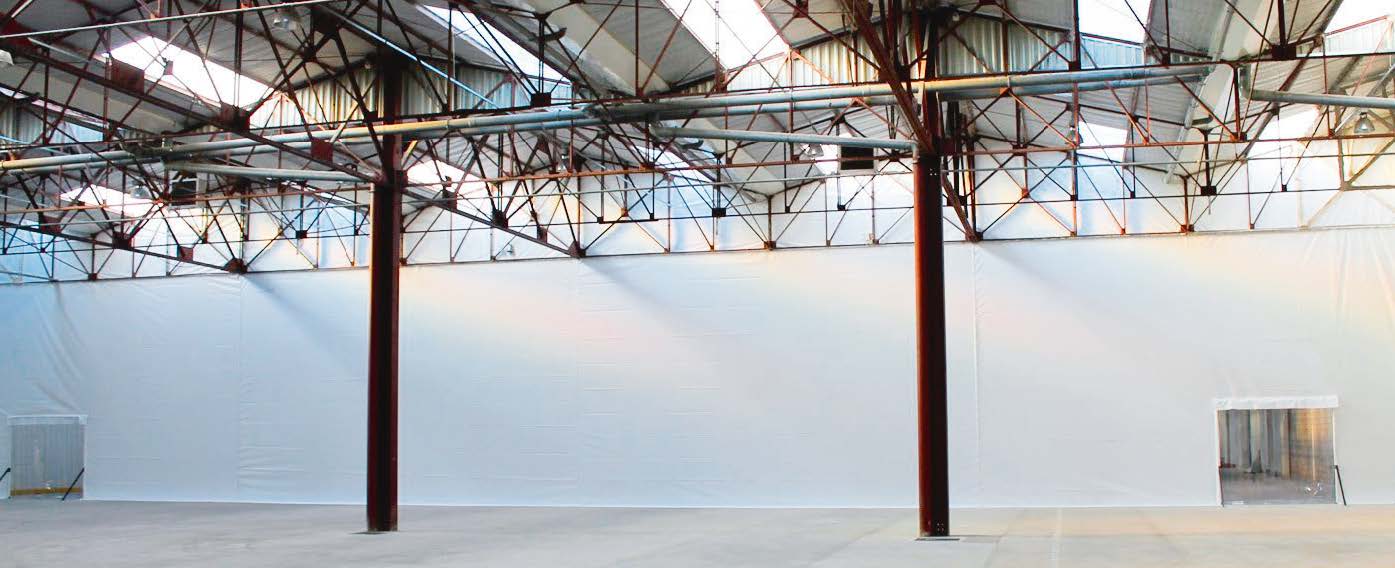 Cloison souple Sinthylène - Léger, modulable, facile à installer et démonter - Simple ou double peau, personnalisable_1