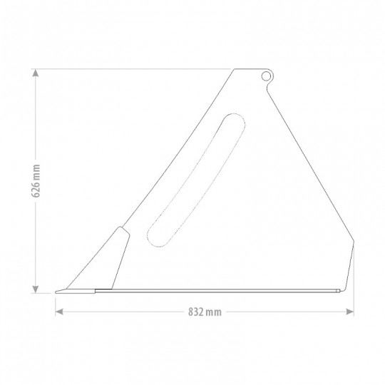 Godet standard mini chargeur - Fabrication européenne - Fond en acier anti-usure HB400_1