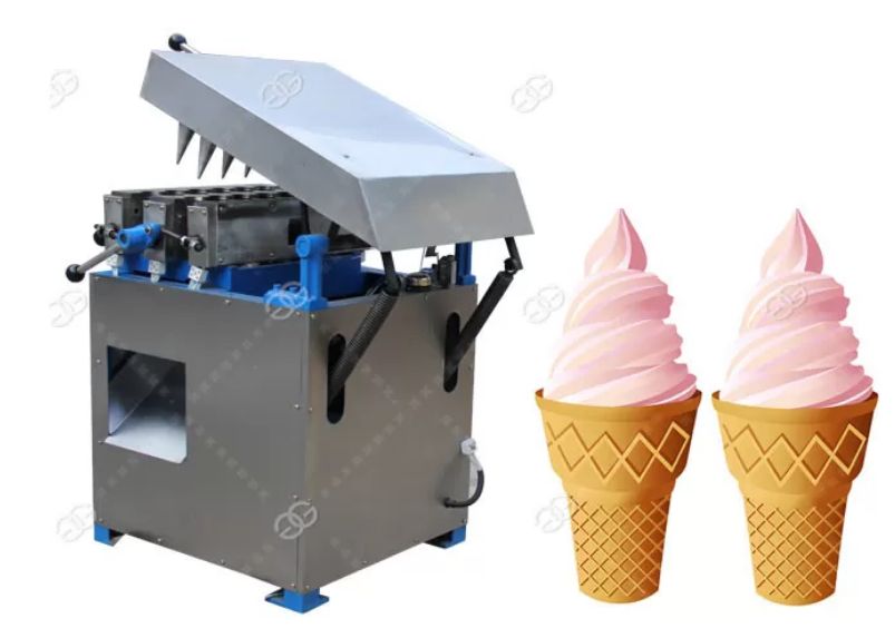 Machine de cornet de crème glacée - Henan Gelgoog - 300-350 pcs/h - 220V/50Hz - CE - cône croustillant_1