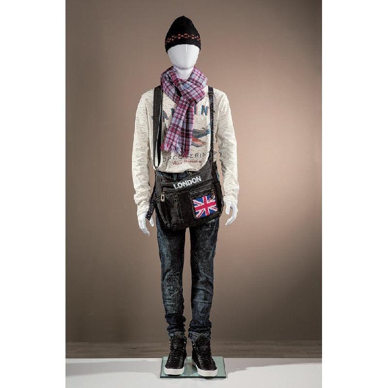 Mannequin Enfant 12 Ans Blanc Laqué Mixte Professionnel - Finition Premium - H 154 cm - Stabilité Assurée_1