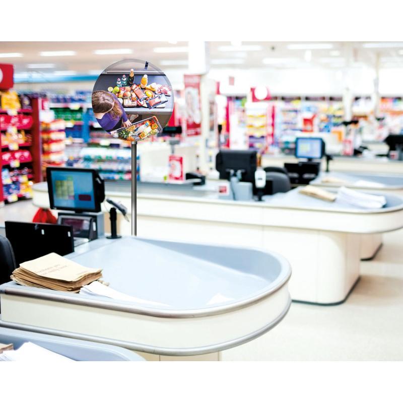 Miroir de surveillance standard VIALUX® - Ref : 103 - Fixation réglable, optique Polymir® incassable_1