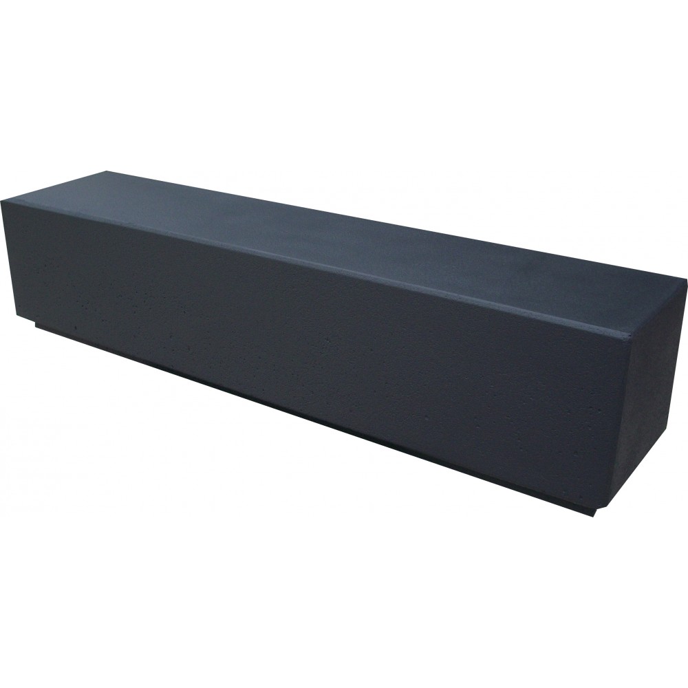 Banc public en béton moderne lebeau moulages beton monobloc 45x45cm_1