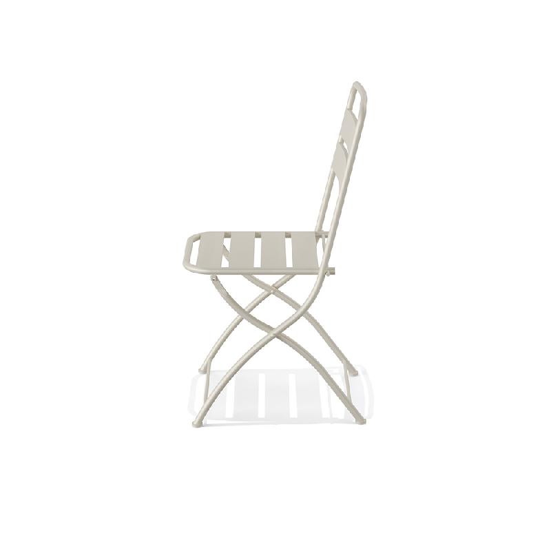Breeze - Chaise de bistrot en métal sable_1