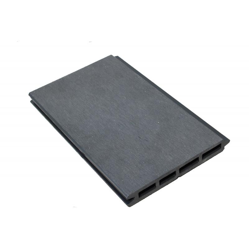 Lame de clôture bois composite - Gris anthracite - L 148 cm x l 15.6 cm x E 19 mm - Design moderne et modulable_1