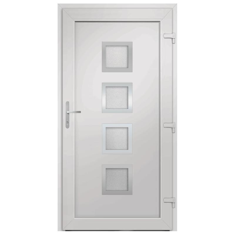 Vidaxl porte d'entrée anthracite 108x208 cm pvc 3187860_1