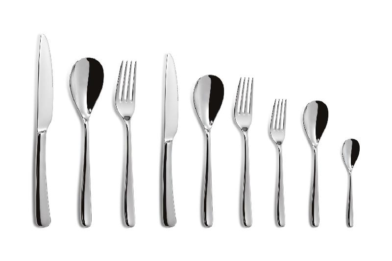 Couteau de table Dalia Q9 en inox 18/10 - finition miroir, design élégant, garantie 10 ans_1