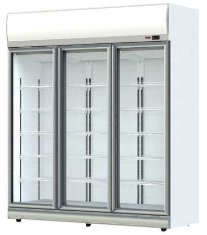 Vitrine réfrigérée négative en 3 portes (congélateur) - r290 gaz écologique_1