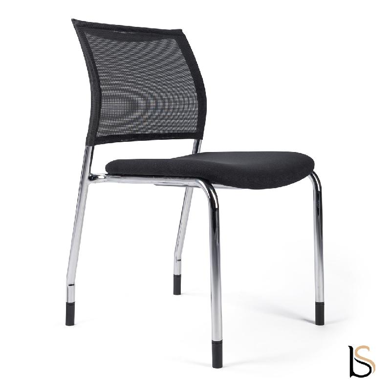 Chaise visiteurs Surf avec dossier en résille - Non, Patins_1