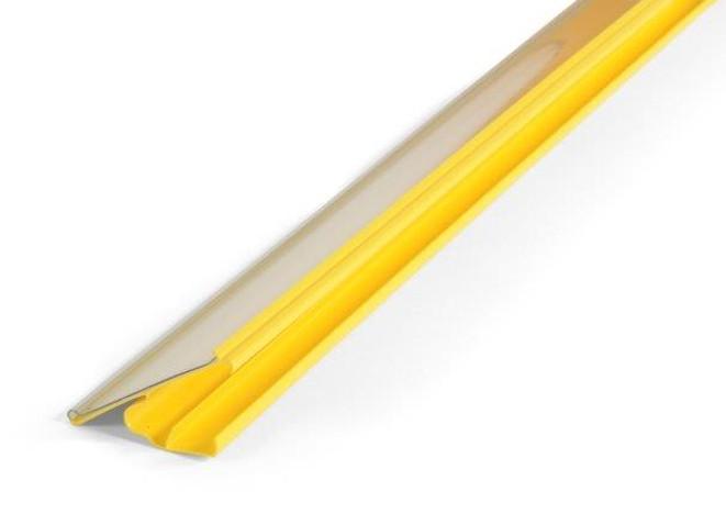 Porte étiquette adaptable TEGOMETALL - 40 x 990 - Blanc pur RAL 9010_1