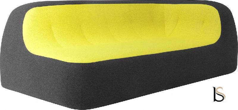 Canapé 2 places  SAND - Softline - Felt Jaune 579_2