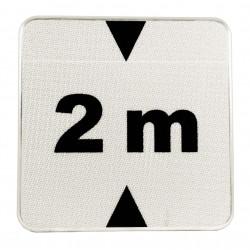 Panonceau hauteur véhicules M4v - WP Signalisation - Conformité NF et CE_1