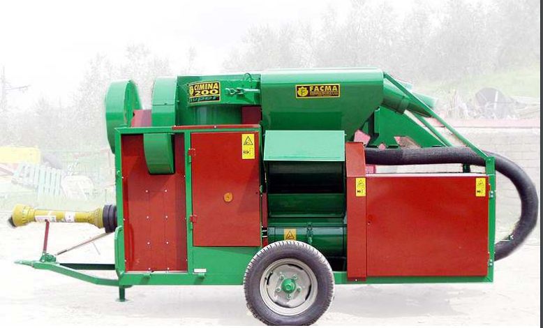 Récolteuse traînée à aspiration Cinima - FACMA S.R.L - moteur 22 à 60 kW - capacité 100 à 2500 kg/h_1