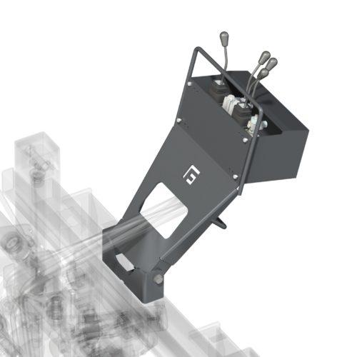 Rétrocaveuse E - pour mini-chargeuse avec mouvements hydrauliques indépendants et stabilisateurs_1