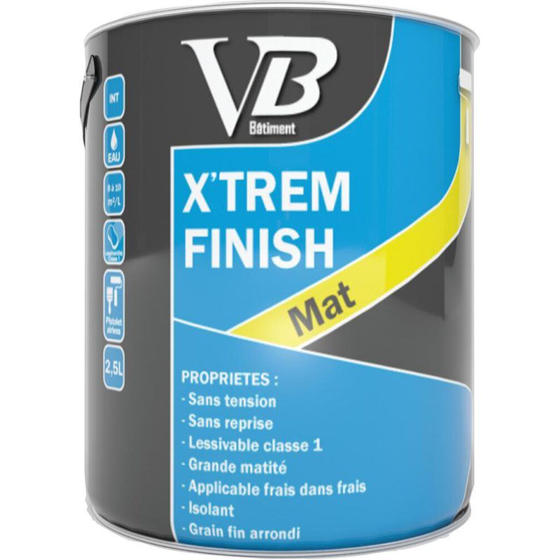 Peinture mate isolante - X?Trem Finish Mat, VB, Blanc_1