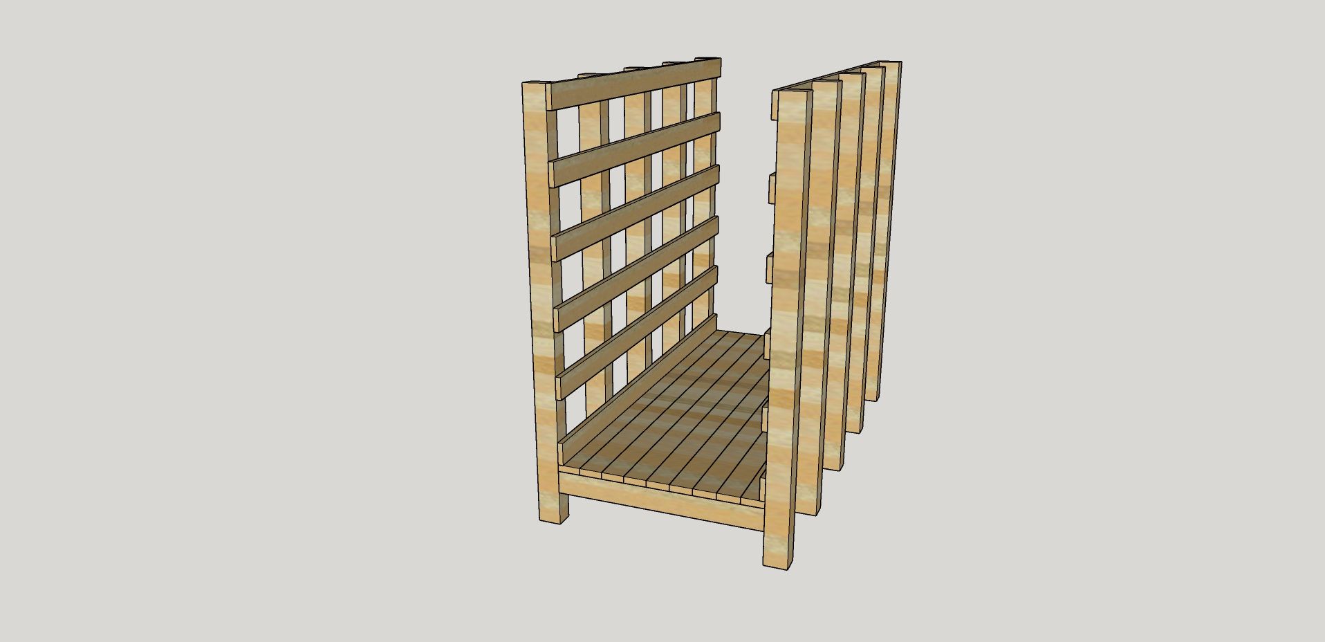 Chevalet de manutention type U sur-mesure a rangement vertical - palembal_0