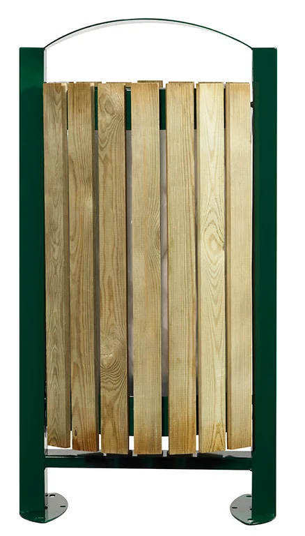 Corbeille ARKEA 60 Litres façades bois_1