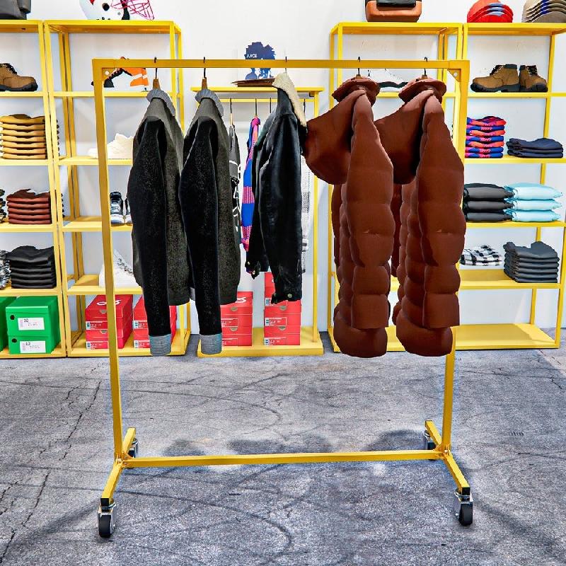 Portant GILKIT L120cm - jaune_1