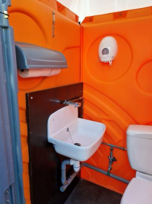 WC compact autonome avec lave-main, dérouleur papier wc et distributeur de savon - MND raccordable_1