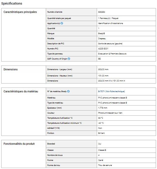 836083 - signalisations sécurité travail - brady - dimensions:  150.00 mm dia_1