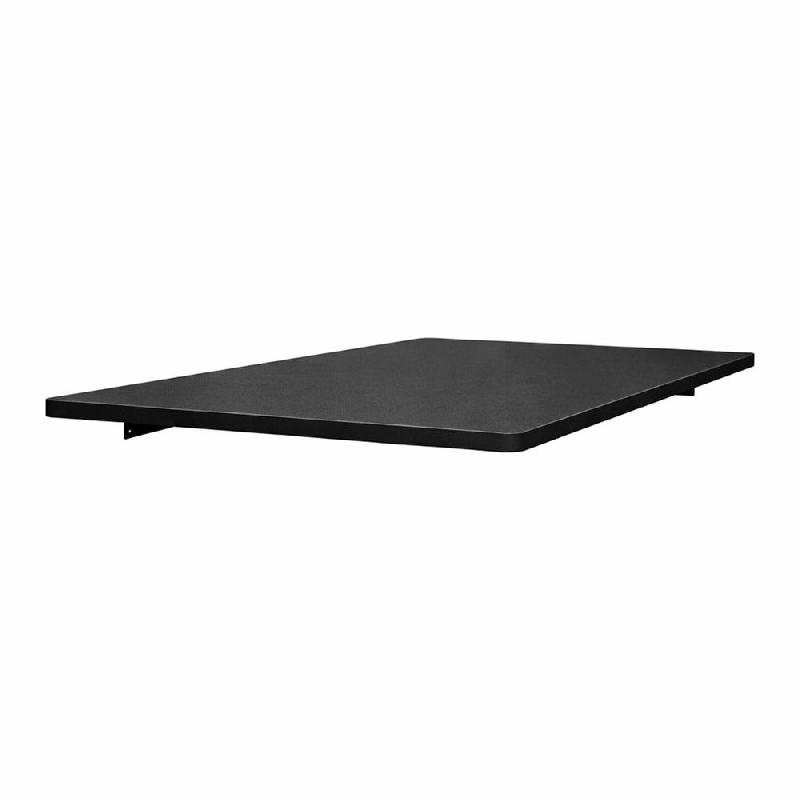 Tablette base pour gondole RUN - L150xP62xH5,8cm - noir_1