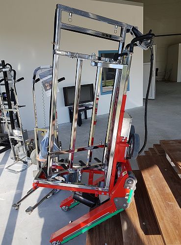 Diable électrique Domino 300 - Pour déplacements de coffres-forts dans escaliers droits et tournants_2