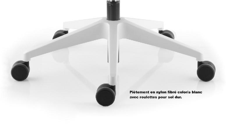 Fauteuil de bureau Wi Max avec coque blanche - Sokoa. - Non, Vert 155_1