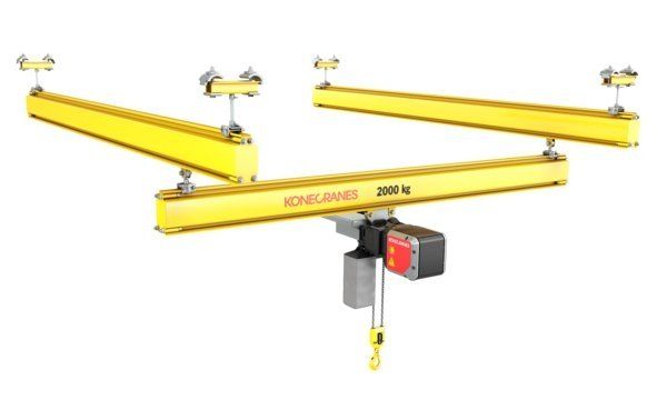 Pont roulant piloté par station de travail avec une capacité de levage 2 t pour environnements dangereux - EX KONECRANES_1