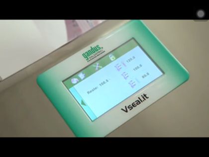 Thermosoudeuse automatique de sachets médicaux stérilisables VSEAL.IT VP - CDO Médical - écran tactile 4,3 pouces - soudure CHEVRON_2