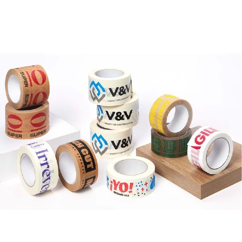 Adhésif personnalisable PVC solvant blanc x 36 rouleaux impres.1 couleur 50x100m_1