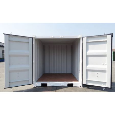 Conteneur de stockage 8 pieds - 10 m³ d'espace, transportable et sécurisé_1