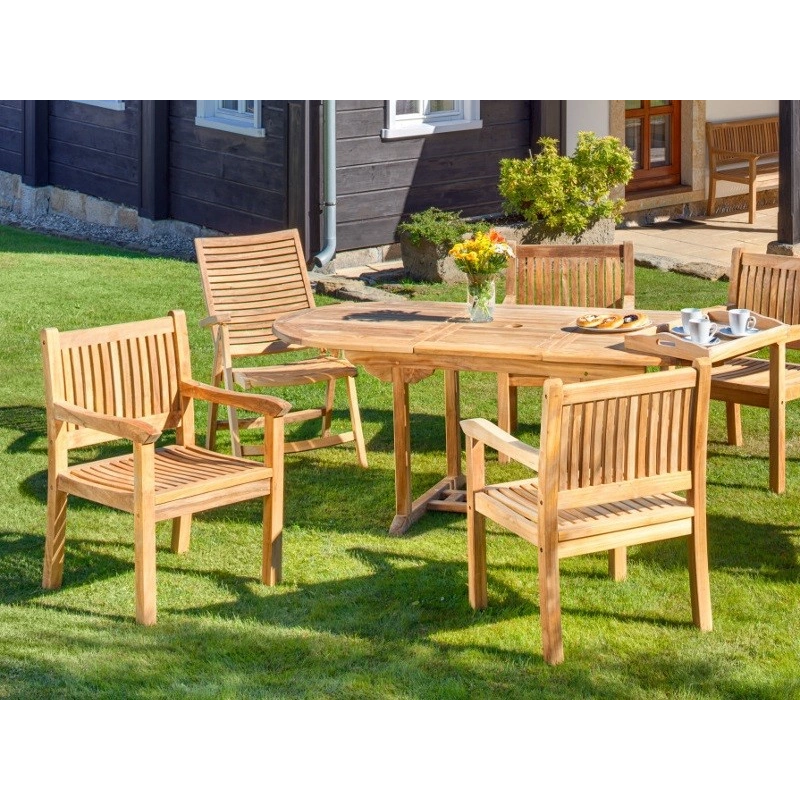 Fauteuil de jardin gentle 90x60x55cm – MTF – teck – 2nab2101_1