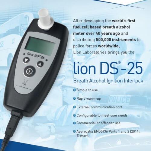 Lion ds-25rs éthylotest antidémarrage_1