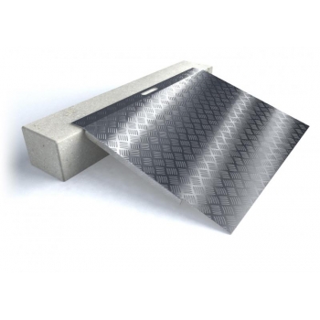 Rampe de seuil en aluminium - GOHY081.051 - Pour fauteuils roulants et déambulateurs - 3 hauteurs disponibles_1