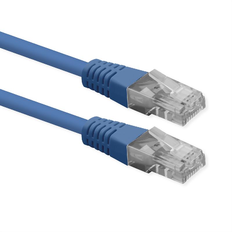 ROLINE Cordon Cat.6 (Classe E), UTP, PoE, bleu, 5 m_1