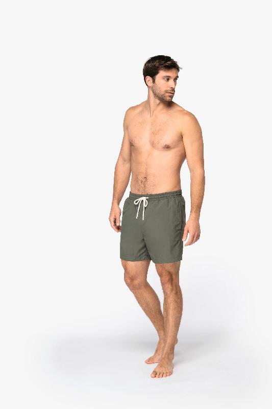 Short de bain écoresponsable homme - Native Spirit - Réf: NS706 - Polyamide recyclé avec doublure en filet polyester_1