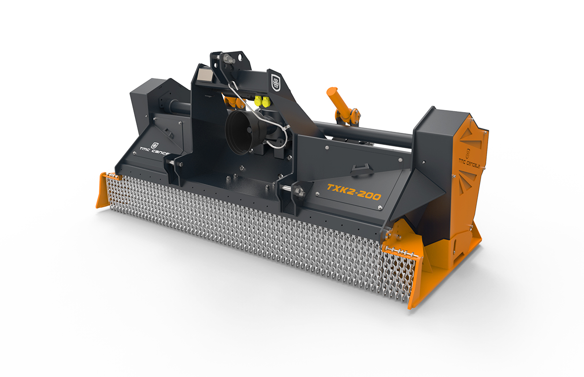 Txk2 Crushers - Broyeur de pierres 1650-1850kg - Largeur de travail 200-225cm - TMC Cancela_1