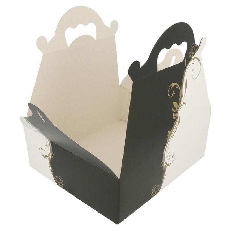 Boîte pâtissière à poignée Baroque 20x18x7cm - par 50_1