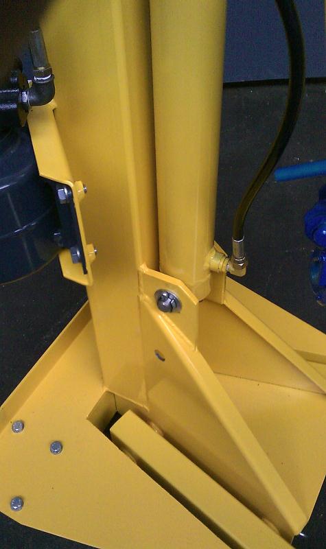 Grue d'atelier repliable - A 1010 REP - grande portée et roues robustes_1