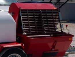 Machine à projeter pour enduits de façades, rejointoiement, finition piscine - Relevage hydraulique - Capacité 200L - B2000M_2