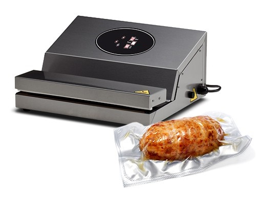 Machine sous vide automatique 16 l/min en inox_1