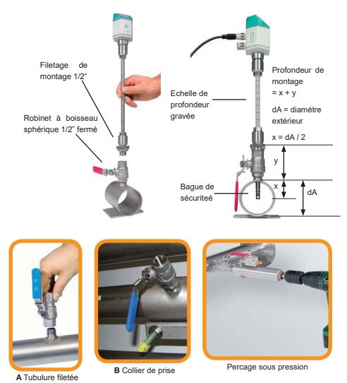 VA 400 Standard - Capteur de débit d'air comprimé et gaz - CS Instruments - Étendue de mesure 0,3 à 19815 m³/h_1