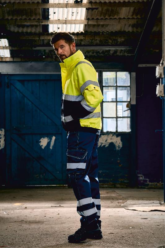 Veste Hi-vis Fontaine - Réf: YHVP209 - Polyester Rip-stop, Imperméable et Respirant - Marque: Yoko_1