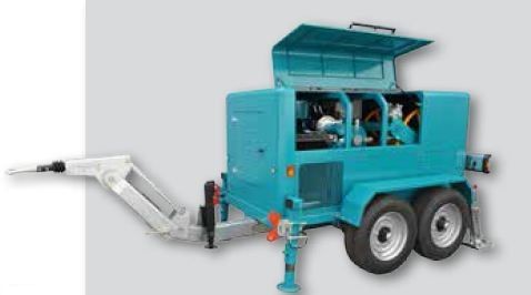 VM 10000 DL - Treuil hydraulique pour câbles souterrains - Volta - Tirage max 10 500 daN avec cabestans à gorges multiples_1